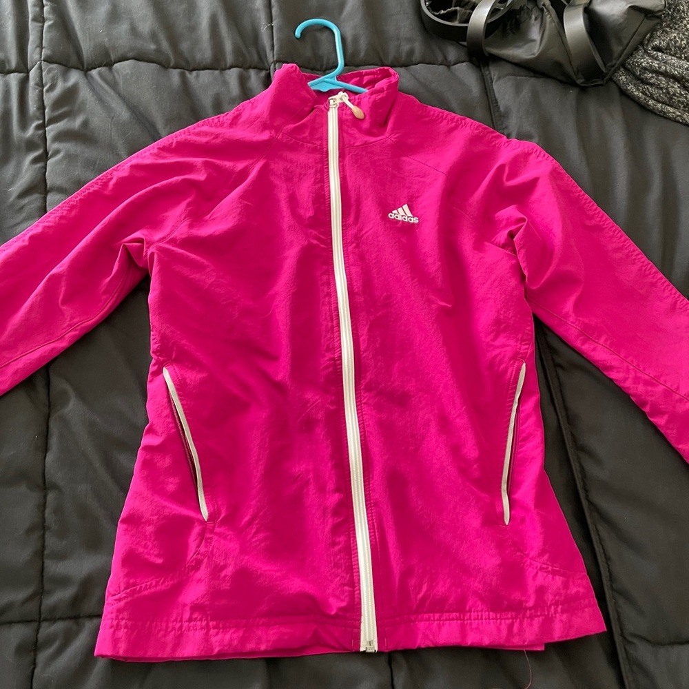 Plum Adidas Windbreaker